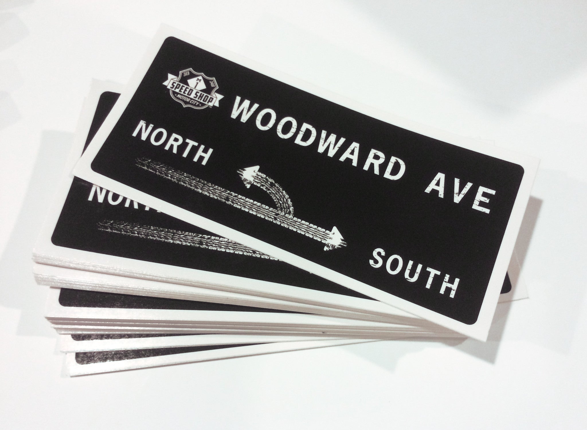 Woodward Avenue - "Michigan Left Burnout" Vinyl Decal